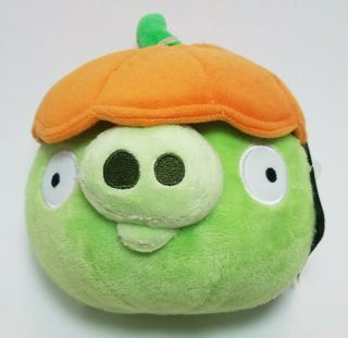 Angry Birds Plush Pumpkin Pig 5 " Seasons Halloween Ham 