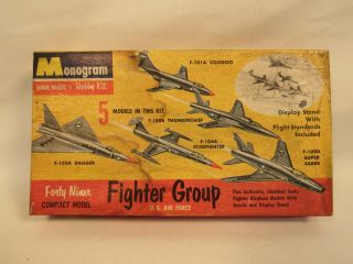 Monogram Forty Niner Fighter Group Kit P407 49 U.  S.  Air Force