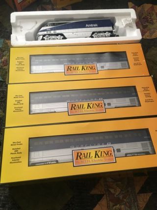 MTH 30 - 4198 - 1 AMTRAK Rail KIng Ready to Run Quality Pacific Surfliner Complete 4