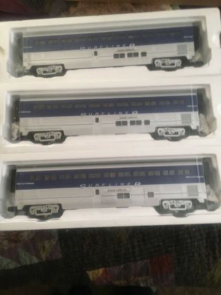 MTH 30 - 4198 - 1 AMTRAK Rail KIng Ready to Run Quality Pacific Surfliner Complete 7