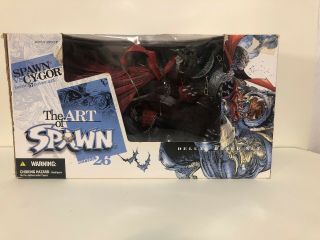 The Art Of Spawn Series 26 Spawn Vs.  Cygor Issue 57 Cover Art Deluxe Box Set