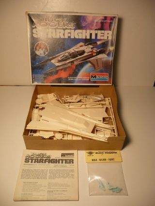1979 Monogram Buck Rogers Starfighter Model Kit 6030 With Extra 