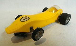 Look 1960`s Classic Industries " Viper " 1/24 Slot Car In Tough Yellow Color