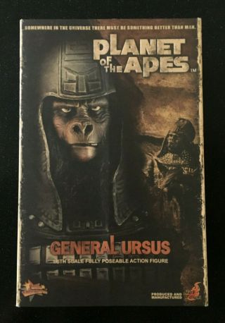 Planet Of The Apes General Ursus 1/6 Action Figure Hot Toys 12 " Gorilla Soldier