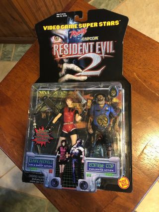 Resident Evil 2 Claire Redfield And Zombie Cop 1998 Action Figure