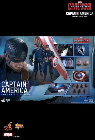 Hot Toys 1/6 Mms 350 - Captain America Civil War - Marvel