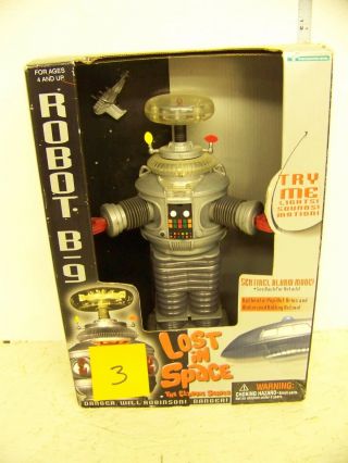 Lost In Space 10in Robot B - 9 Gray,  Silver Gun 3