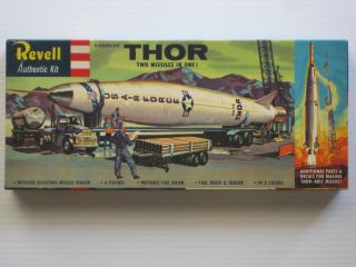 Revell " S " Douglas Thor / Thor - Able Two Missile In One H - 1823 (100 Complete)