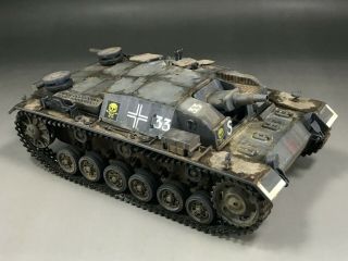 1/35 Built Tamiya 35281 Wwii German Stug.  Iii Ausf.  B Tank Model (metal Tracks)