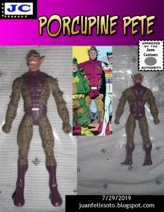 Porcupine Pete,  Dc Universe/ Marvel Custom Figure Legion Of Superheroes