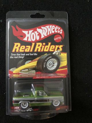 Hot Wheels Rlc Real Riders 83 Chevy Silverado Greenie