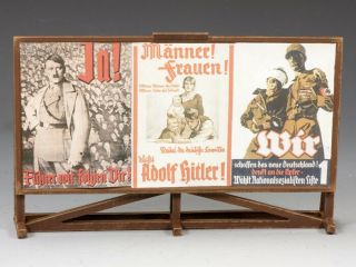 Lah134 Nazi Billboard By King & Country (retired) W/original Box And Packaging