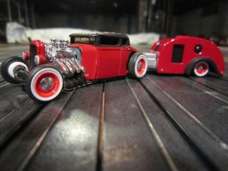 Ho Scale Metal Body Slot Car/maisto Tow And Go 1929 Ford Model A