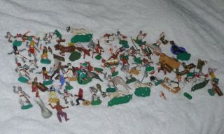 Vintage Britains / Timpo Swoppits (swoppets) Unsorted To Market Toy Soldiers