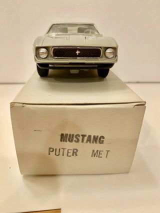 1971 - 72 Silver Ford Mustang Mach 1 Dealer Promo Car