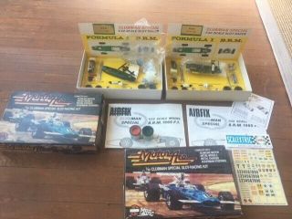 60’s Two 1/32 Mrrc Airfix Clubman Special F1 Brm Model Slot Car Builder Kits