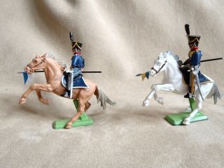 Britains / Timpo 1/32 Waterloo mounted Prussian 1st & 3rd Lancers 2