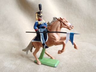 Britains / Timpo 1/32 Waterloo mounted Prussian 1st & 3rd Lancers 3