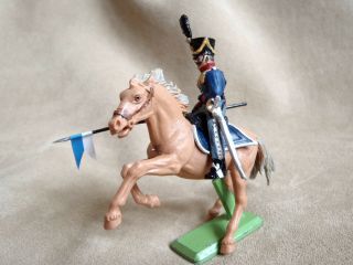 Britains / Timpo 1/32 Waterloo mounted Prussian 1st & 3rd Lancers 4