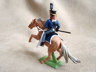Britains / Timpo 1/32 Waterloo mounted Prussian 1st & 3rd Lancers 5