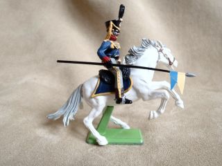 Britains / Timpo 1/32 Waterloo mounted Prussian 1st & 3rd Lancers 6