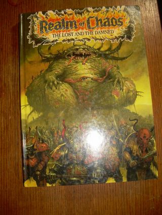 Games Workshop - Warhammer Realm Of Chaos: The Lost And The Damned 1990 Ed Oop