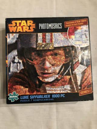 Buffalo Games Star Wars Photomosaic: Luke Skywalker - 1000 Piece Jigsaw Puzzle By