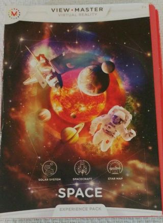 View - Master Virtual Reality Space Experience Pack 3 Reels with Pass Card Mattel 2