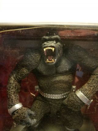 King Kong Movie Memorabilia Mcfarlane Toys,  Factory Seal,  Box Has Frayed Corne