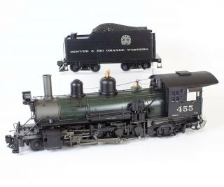 Rio Grande D&rgw K - 27 455 Steam Locomotive & Tender Spectrum 1:20.  3 Scale 83097