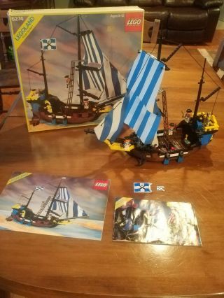 Lego Pirates Caribbean Clipper 6274 Complete W/shooting Cannons,  Box & Instr.