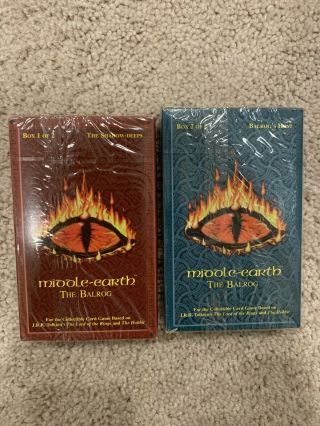 Middle Earth Ccg The Balrog Factory Complete Set (boxes 1 And 2)