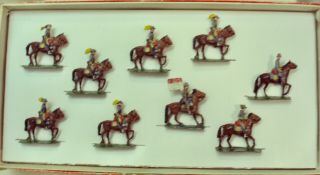 9 Sae Figures,  Civil War Confederate Cavalry,  30 Mm