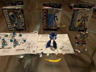 Bandai Megaman,  X,  All X And Max Armor Series Model Kit Complete W/