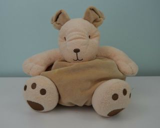 Elc Early Learning Centre Puppy Dog Plush Stuffed Animal Toy Tan Brown Lovey