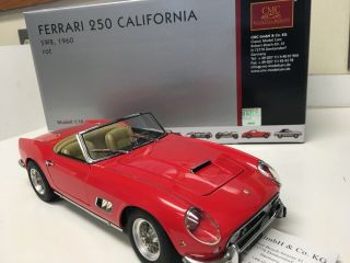 Ferrari 250 California 1/18 Diecast Model Car By Cmc,  1960