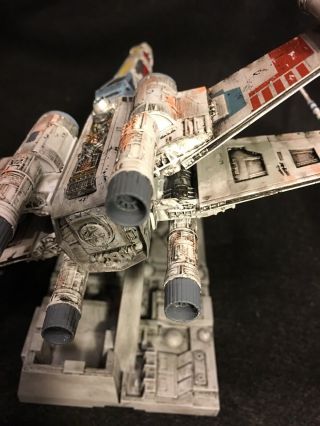 Bandai Star Wars X - Wing Model 1/72 Scale - FULLY BUILT & PAINTED 8