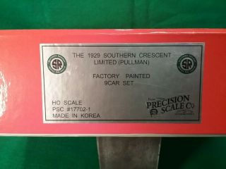 Ho Scale Brass Southern Crescent Limited Limited Pullman 9 Car Set Psc 17702 - 1