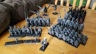 Warhammer Bretonnian Army Bretonnia Pegasus Knights Men - At - Arms Bowmen