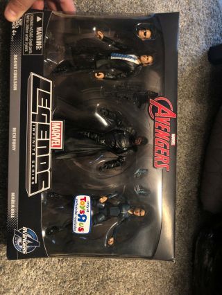 Marvel Legends Avengers Infinite 3 Pack Coulson / Fury / Hill Toys R Us