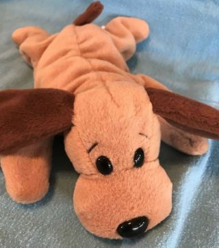 Ty Beanie Baby Bones The Dog Pvc Pellets 1994 Mwmt Vintage Stuffed Animal