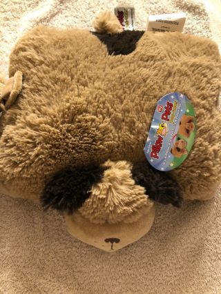 2011 Pillow Pet Set Pee Wee And Full Size Snuggly Puppy Pillow Pet 2