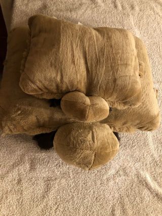 2011 Pillow Pet Set Pee Wee And Full Size Snuggly Puppy Pillow Pet 4