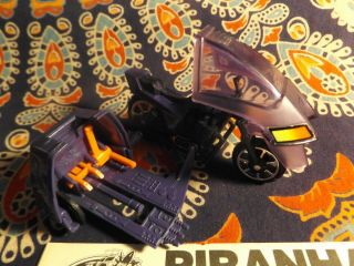 1985 Kenner M.  A.  S.  K.  PIRANHA INSTRUCTIONS & MOTORCYCLE w WINDSHIELD Comb SHIP 2