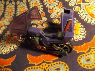 1985 Kenner M.  A.  S.  K.  PIRANHA INSTRUCTIONS & MOTORCYCLE w WINDSHIELD Comb SHIP 4