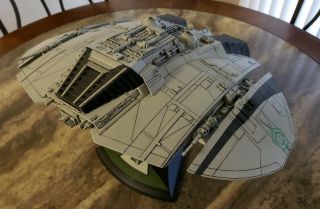 Moebius Cylon Raider Battlestar Galactica Custom Built,  Finished,  Lights