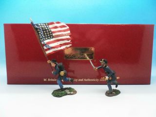 Britains American Civil War Union Infantry Iron Brigade Command Set 1 31011