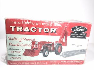 Cragstan Ford 1841 Industrial Tractor Battery Powered Remote Control Made In Jpn