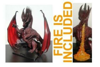 15 Inch Dungeons & Dragons Icons Colossal Red Dragon D&d Minature Figure Statue