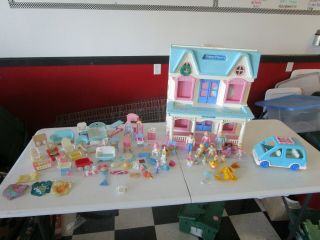 1993 Fisher - Price Loving Family Dream House With Accessories